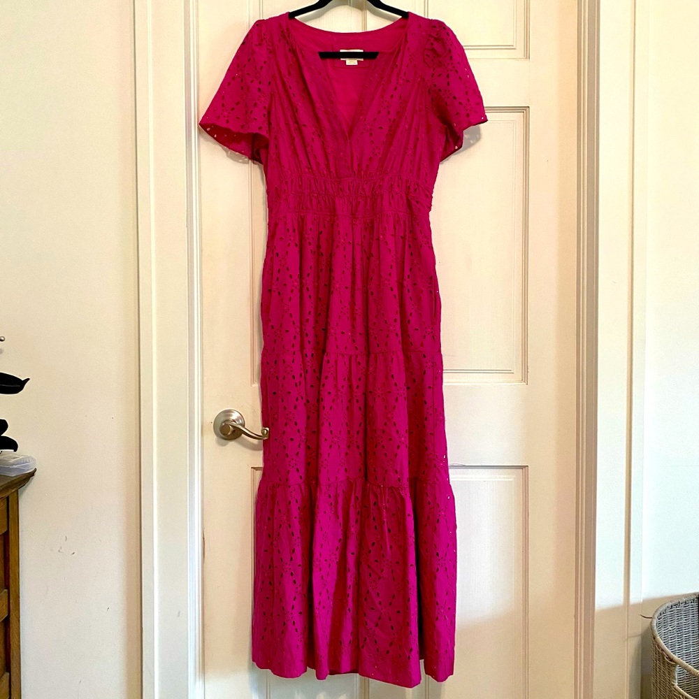 Anthropologie Somerset Eyelet Dress